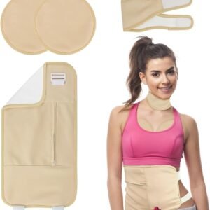Castor Oil Pack Wrap Set for Women - 4 Pieces