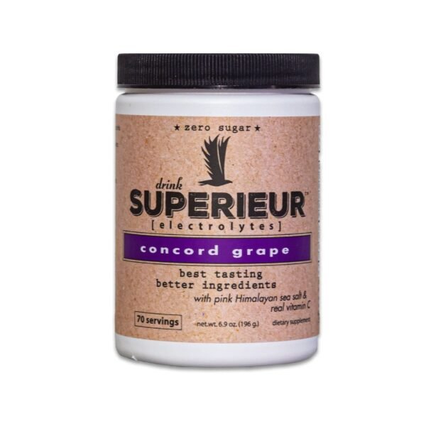 Superieur Electrolyte Powder : Concord grape